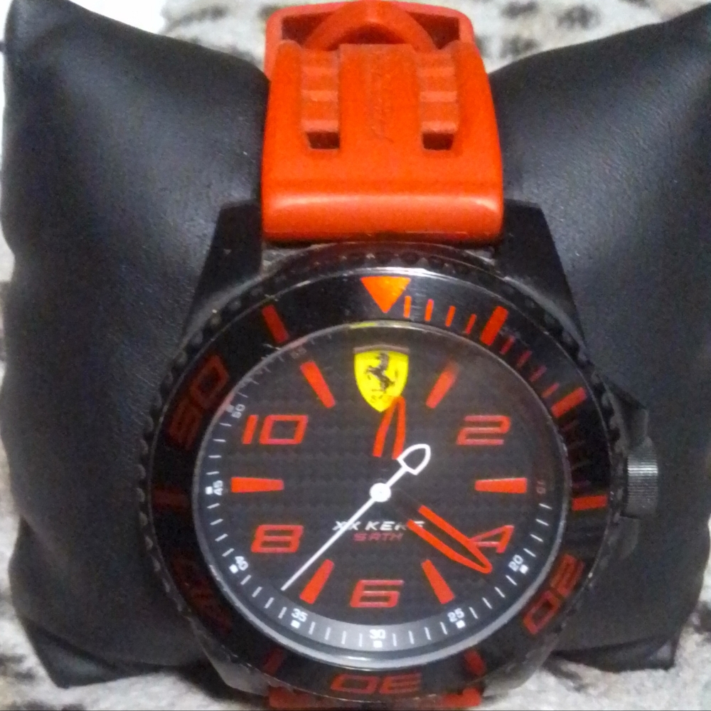 Ferrari Bold Black and Red Watch